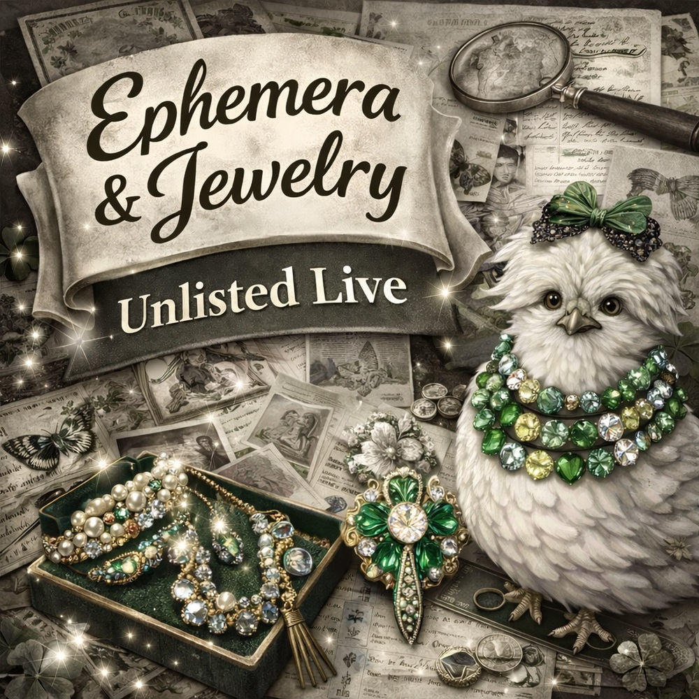 Live Unlisted - Vintage Photo and Jewelry - Thank You!